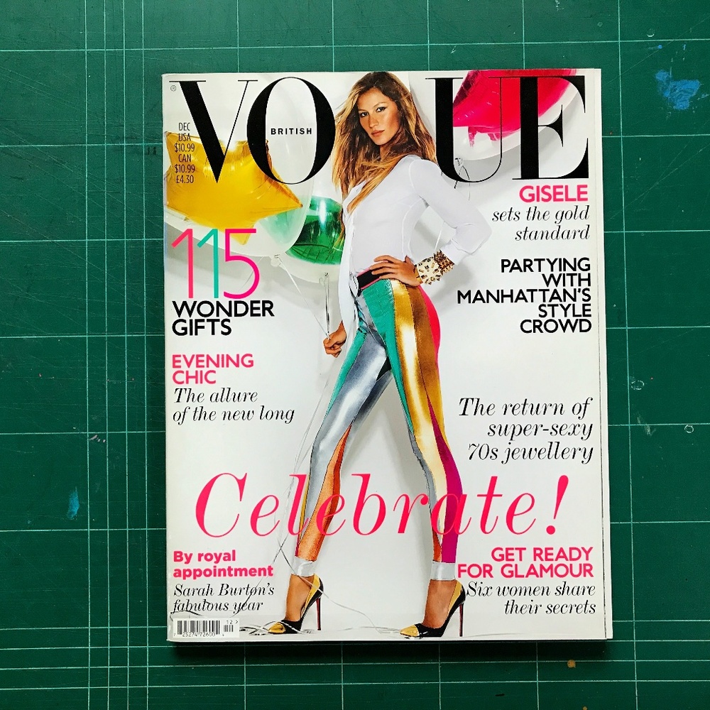 Vogue UK British Dec 2011 magazine